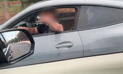 Antalya'da trafikte kavga kameraya yansıdı