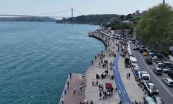 Güneşi gören sahile koştu