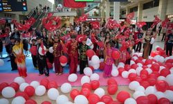 Havalimanında bayram coşkusu