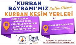 MURATPAŞA BELEDİYESİ KURBAN KESİM YERLERİ DUYURUSU