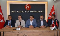 MHP Serik İlçe Başkanlığı'nda bayramlaşma töreni