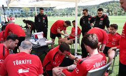 Milli oyuncular, testten geçti