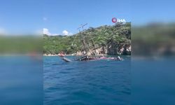 Gezi teknesi battı, yolcular tahliye edildi