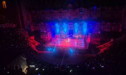 Aspendos’ta yağmur engeli