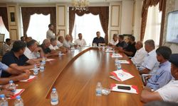 Serik'te muhtarlar toplantı düzenledi