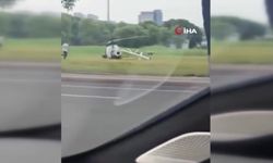 Helikopter kontrolden çıktı