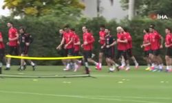 A Milli Futbol Takımı ilk antrenmanını yaptı