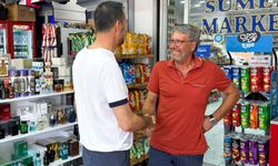 Çiçek'ten esnaf ziyareti