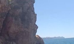 Falezlerden tehlikeli atlayış