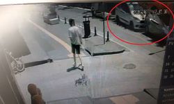 Manavgat'ta kaza anı güvenlik kamerasında