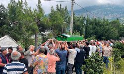 Alanya'da son yolculuğuna uğurlandı