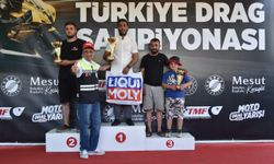 Motodrag şampiyonları kupalarını aldı