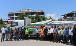 Gazipaşa'da naylon desteği