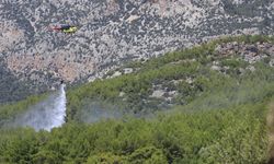 Konyaaltı'da orman yangını