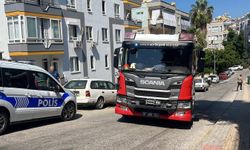 Apartmanda korkutan yangın