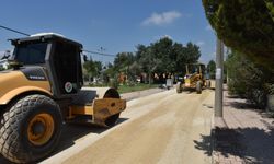 Kepez'de yol çalışması