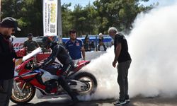 Kepez'de motodrag heyecanı