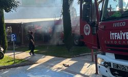 Serik'te restoran yangını