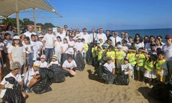 Belek Beach Park'ta temizlik etkinliği