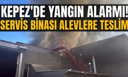 Kepez'de yangın alarmı!