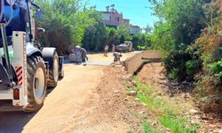 Kemer'de altyapı çalışmaları
