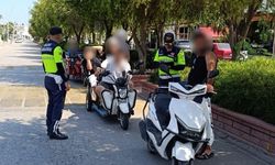 Antalya'da motosiklet denetiminde ceza yağdı