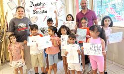 Konyaaltı'da çocuklardan büyük ilgi