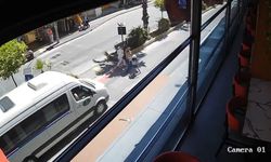 Yayaya yol veren araca arkadan çarptı
