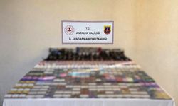 Kemer'de kaçak sigara operasyonu