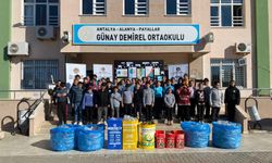 Alanya'da öğrencilere çevre eğitimi