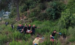 Alanya'da ATV uçurumdan uçtu