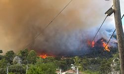 Fethiye’de orman yangını
