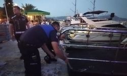 Alanya'da tur teknesi çalışanları arasında kavga