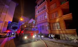 Apartmanda yangın paniği