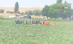 Eğitim helikopteri düştü