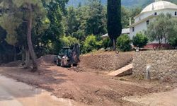 Kemer'de altyapı çalışmaları