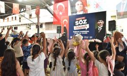 Kepez'de çocuklar eğleniyor