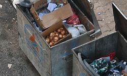 Sofraya değil çöpe gidiyor