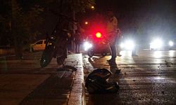 Yayaya çarpan motosiklet sürücüsü hayatını kaybetti