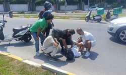 İtfaiyeye yol verirken kaza yaptı