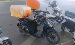 Motosiklet sürücüsü kazadan kaçamadı