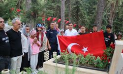Alanya şehidini andı