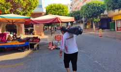 Boyu kadar balık tuttu