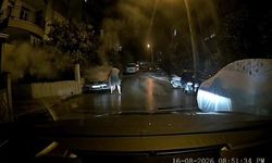 Otomobilin küle dönmesini engelledi