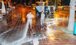 İskele'de gece temizliği