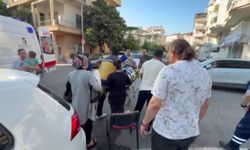 Kavşakta kaza anı kamerada