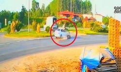 Bisikletli genç kızın öldüğü kaza kamerada