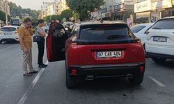 Kaza anı güvenlik kamerasında