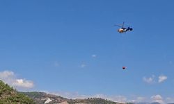 Gazipaşa'da yangın pilot sayesine büyümeden söndürüldü