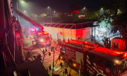 Manavgat'ta lojmanda korkutan yangın